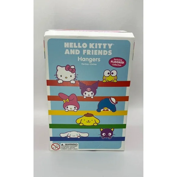Sanrio Hello Kitty and Friends Flocked Hangers Blind Box‎ Mystery Clip