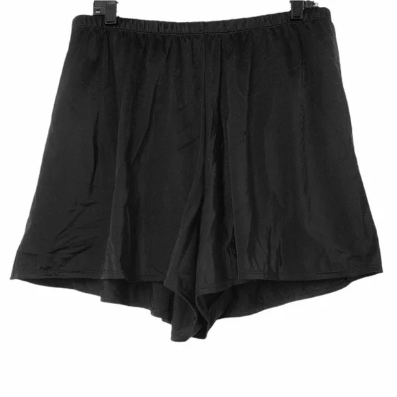 Swim365 Black Swim Shorts Pull On Swimsuit Bottoms Women's Plus Size‎ 20
