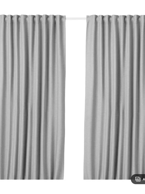IKEA VILBORG Curtains 2 Panels 1 pair Room Darkening 57