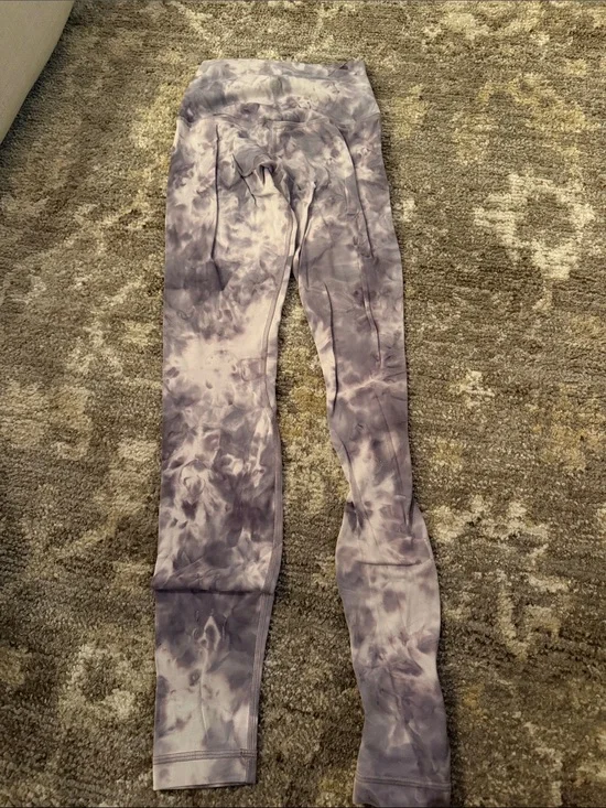 lululemon athletica Purple Tie-Dye Leggings