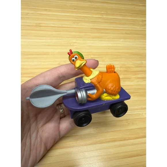 Chicken Run Fowler Pull Back Car Burger King Kids Meal Toy 2000 Works