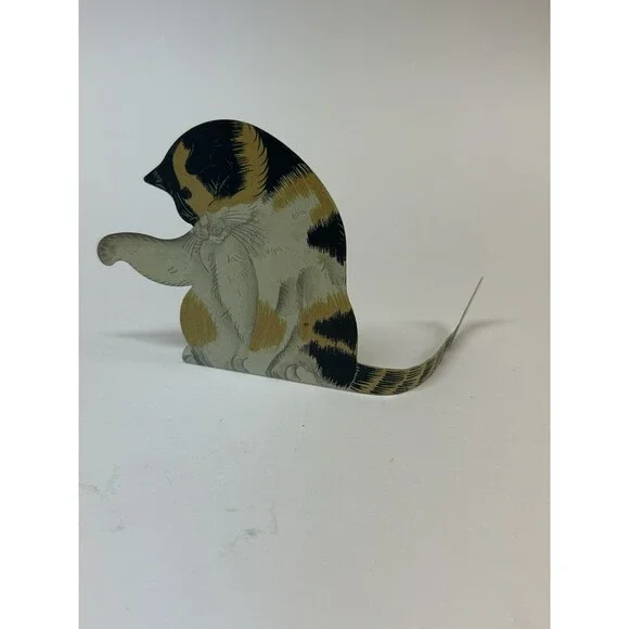 Kitty Ohio Wholesale Cute Cat Bendable Tail Vintage Rare Cottage Core Metal