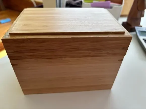 Ikea Dragan Wood boxes w lids 23000 New as is