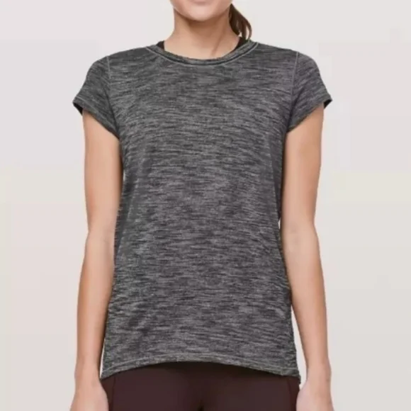 Lululemon Another Mile Short Sleeve Shirt Size 4