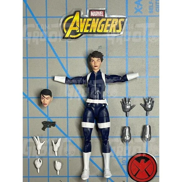 Marvel Legends Quake Maria Hill Action Figure Controller SHIELD S.H.I.E.L.D E