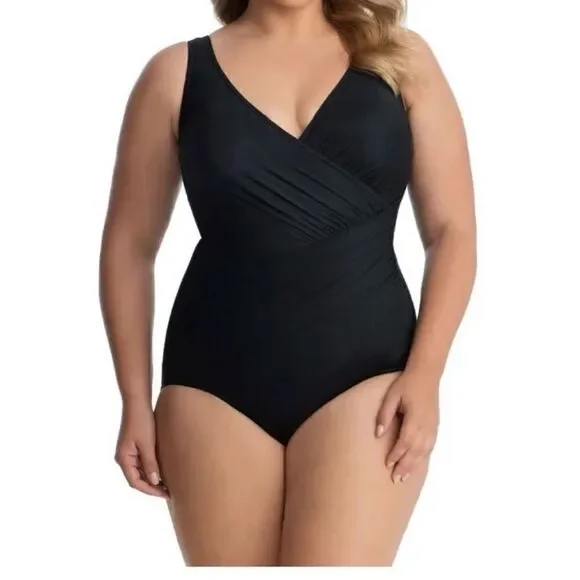 Miraclesuit Must Haves Oceanus One Piece Swimsuit size 18 NWT $180