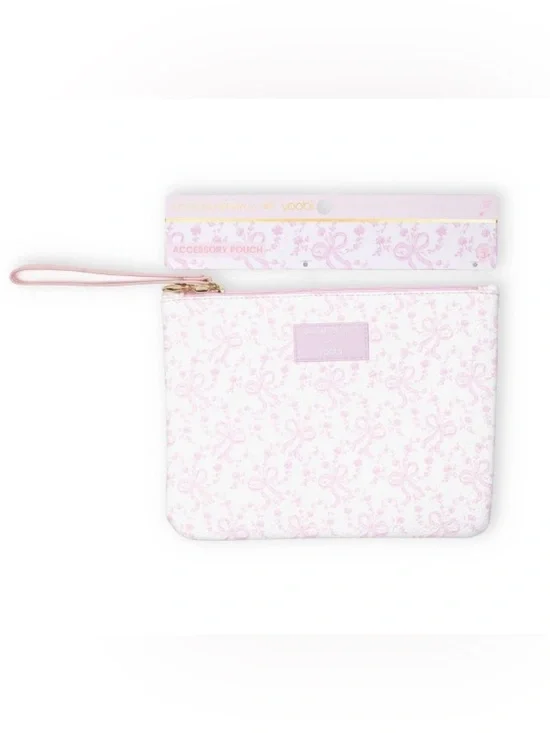 NWT LoveShackFancy × Target - Yoobi Happy Thoughts Pencil Case -coquette bow