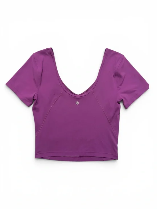 Lululemon Align T-Shirt Vivid Plum SZ 6