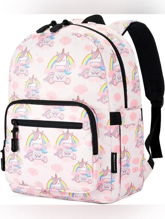 JOYHILL Lightweight Water Resistant Preschool Unicorn Backpack