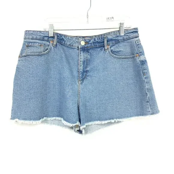 Loft Denim Cutoff Jean Shorts Womens Size 32 Light Wash