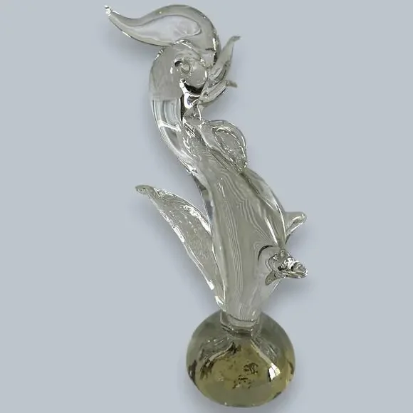 Rooster Glass Art Handblown 8.5