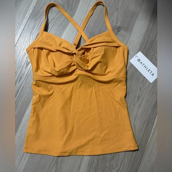 Athleta Twist Up Tankini Top Size 34D/DD NWT