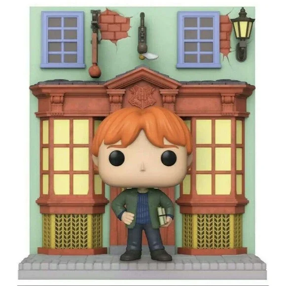 Funko POP Deluxe Harry Potter Ron Weasley with Quality Quidditch Supplies New