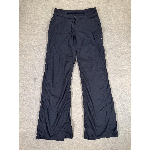 lululemon athletica Black Wide-Leg Track Pants