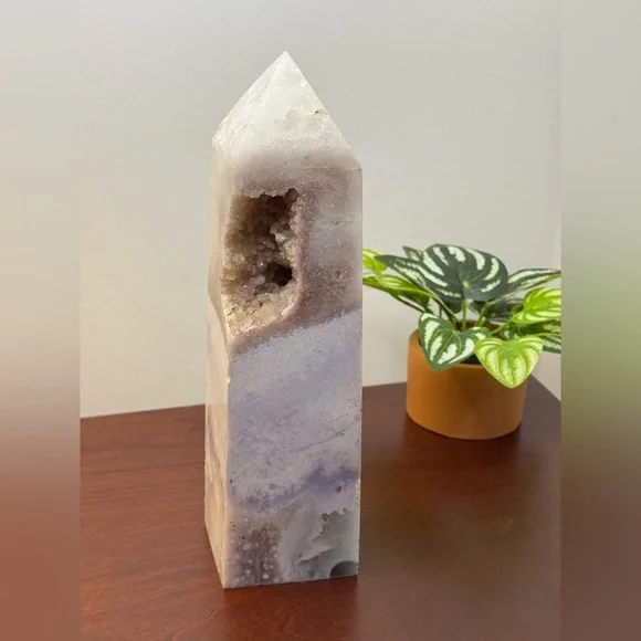 4lb Huge Pink Amethyst Crystal Druzy Tower