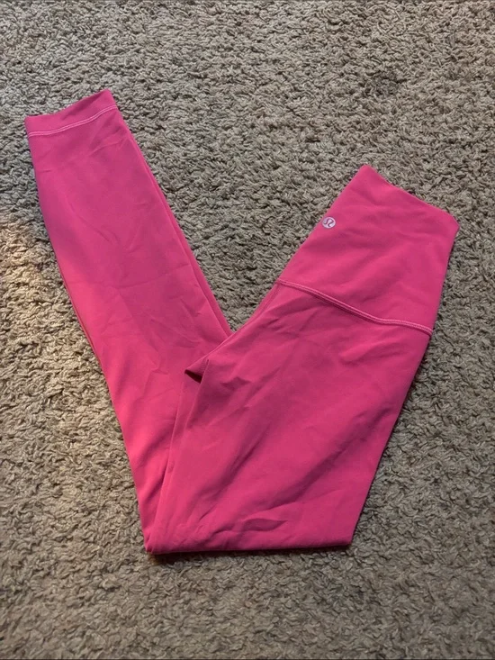lululemon athletica Girls' Bright Pink Athletic Leggings