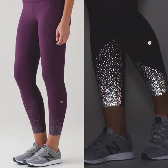 Lululemon Tight Stuff Tight II Darkest Magenta Size 2