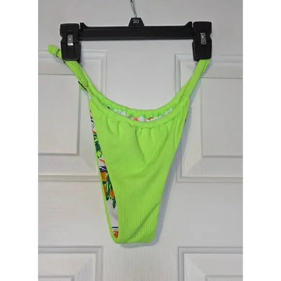 Maaji Women Bikini Bottom Size XL‎ Swimwear Reversible NWT