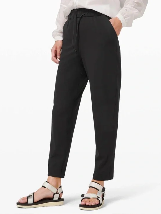 Lululemon Keep Moving Pant *7/8 High Rise  Black Size 2