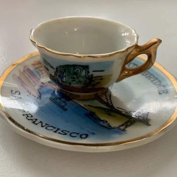 San Francisco Plate and Saucer