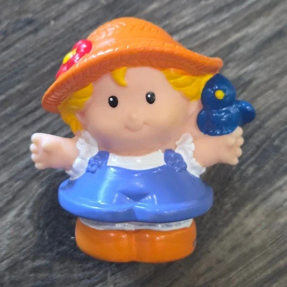 Fisher-Price Little People Sarah Lynn Blue Bird Figure 2.5in Collectible 2001