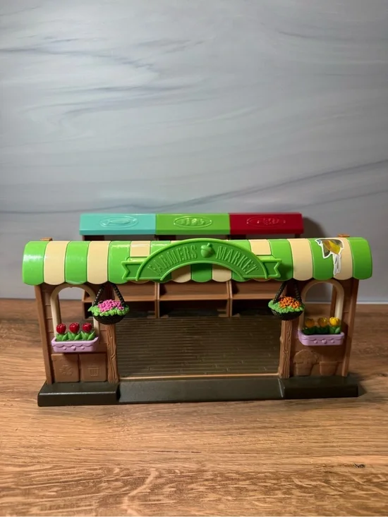 Li'l Woodzeez Hoppin' Farmers Market Playset Replacement Market Stand