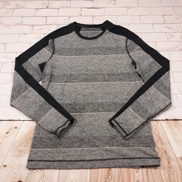 Lululemon Sweatshirt Womens Medium Gray Pullover Long Sleeve