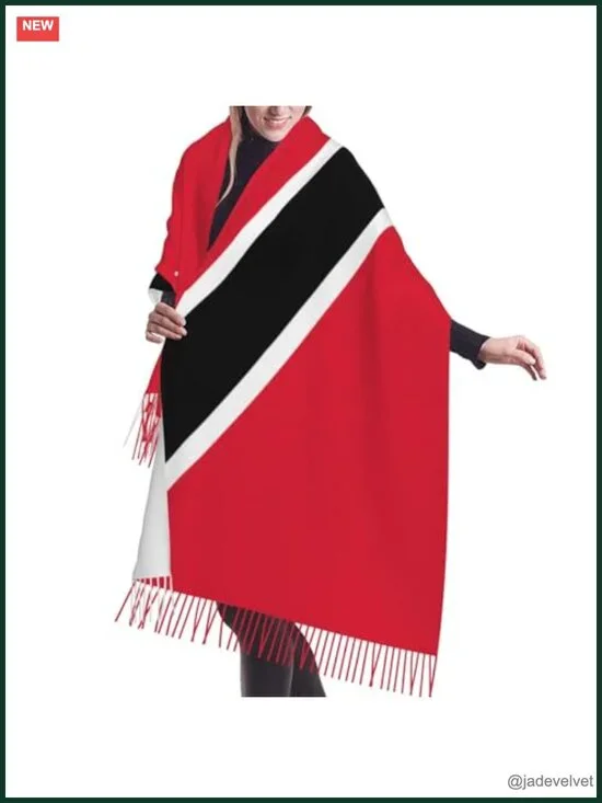 Soft Cashmere Feel Oversized Scarf Shawl Tassel Wrap