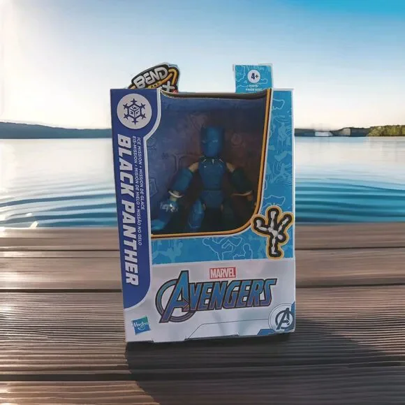 Marvel Avengers Bend and Flex Missions BLACK PANTHER