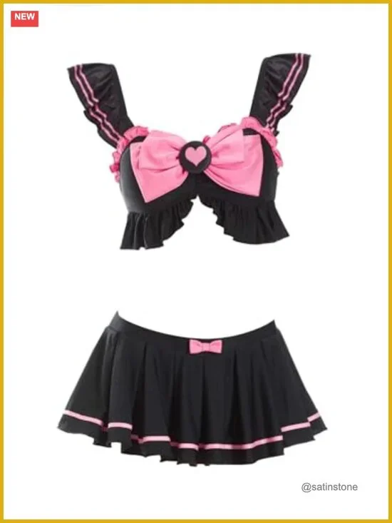 Kawaii Anime Bikini Cosplay Swimsuit High Stretch