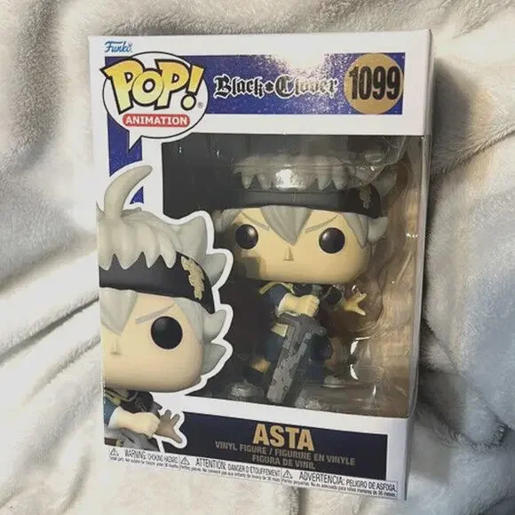 Funko Pop Animation Black Clover Asta #1099 Vinyl Figure Anime Vaulted