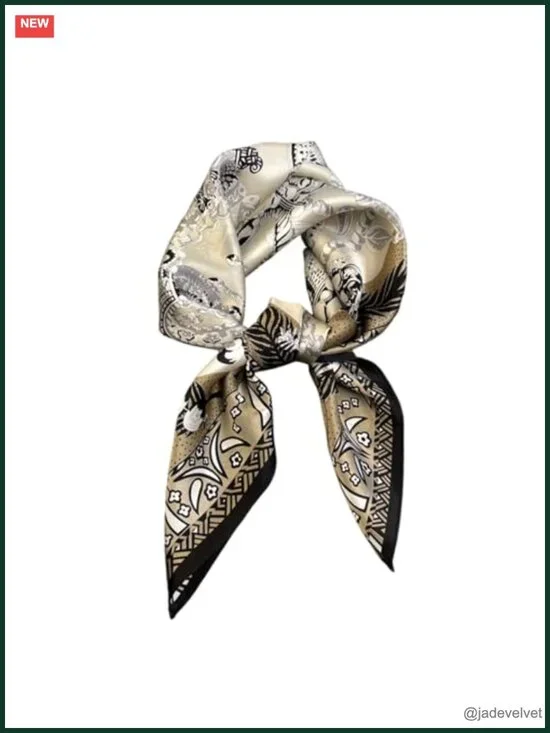 Pure Mulberry Silk Square Scarf 27