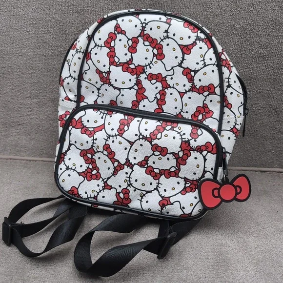 Sanrio Hello Kitty Faux Leather Mini Backpack 10 Inch Nwot‎
