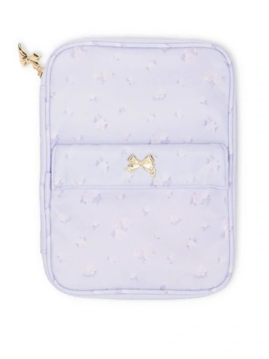 NWT LoveShackFancy x Target- Yoobi Everblooming Rosettes Tech Organizer Blue
