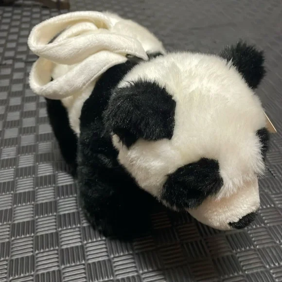 Panda plush tote purse by unipak design