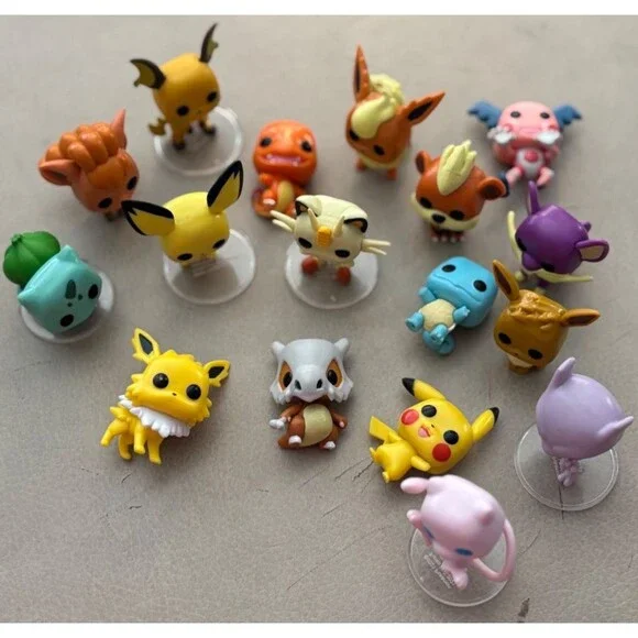 17 Pokemon Figures - Funko Pocket POP Mini in lot, 2021 & more