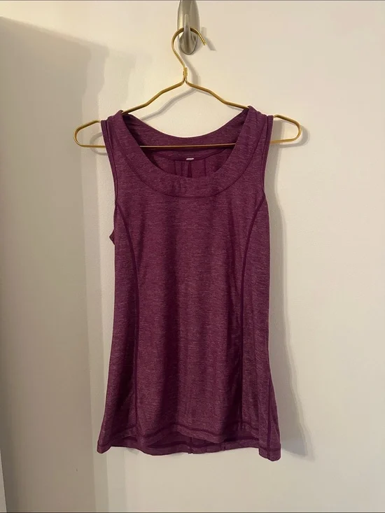 lululemon athletica Plum Purple Scoop Neck Tank