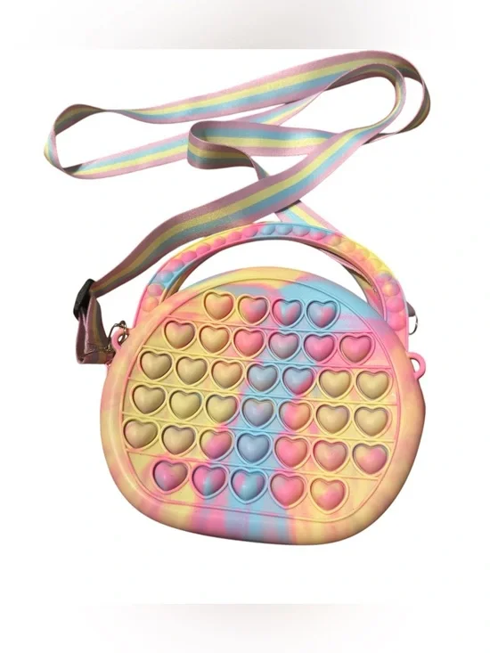 Heart Pop It Fidgit Crossbody Bag