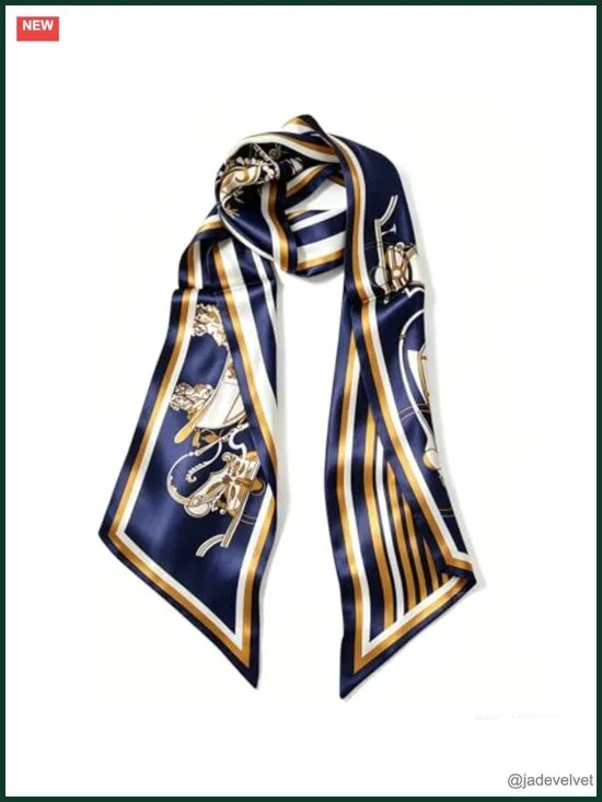 100% Mulberry Silk Scarf Hair Wrap Handbag Accessory Necktie