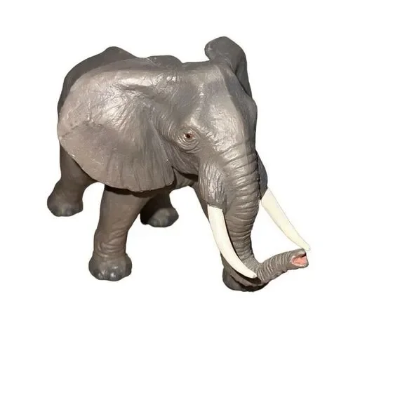Safari Ltd. Miami, Fla. Bull Elephant, 1996, Trunk Turned Upward