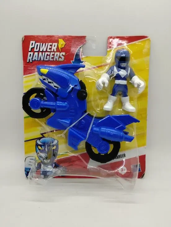 Power Rangers Playskool Heroes Blue Ranger with Shark Cycle | 5