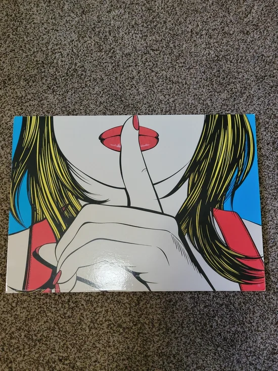 Vintage IKEA SOLMYRA Sssshhh By Deborah Azzopardi Modern Wall Pop Art