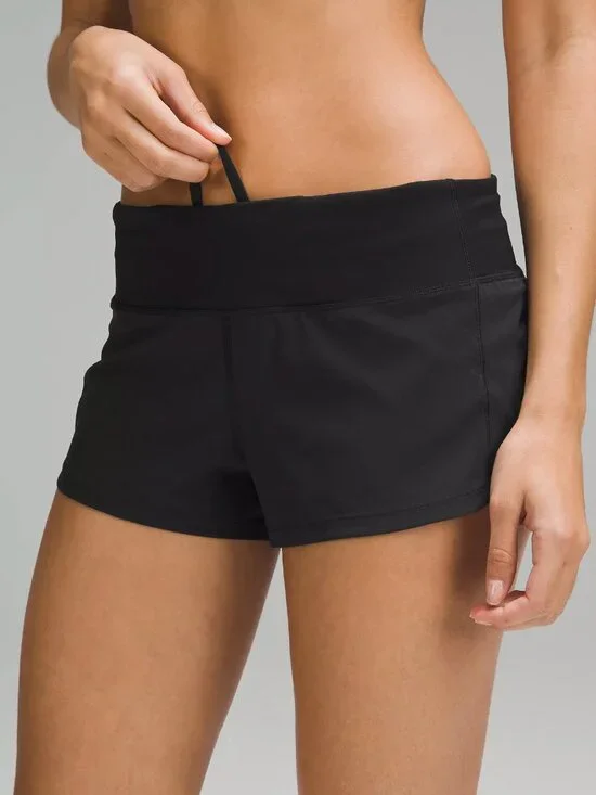 Lululemon | Black Run Speed Shorts