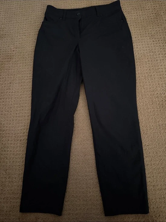 Lululemon Classic Black Straight-Leg Pants