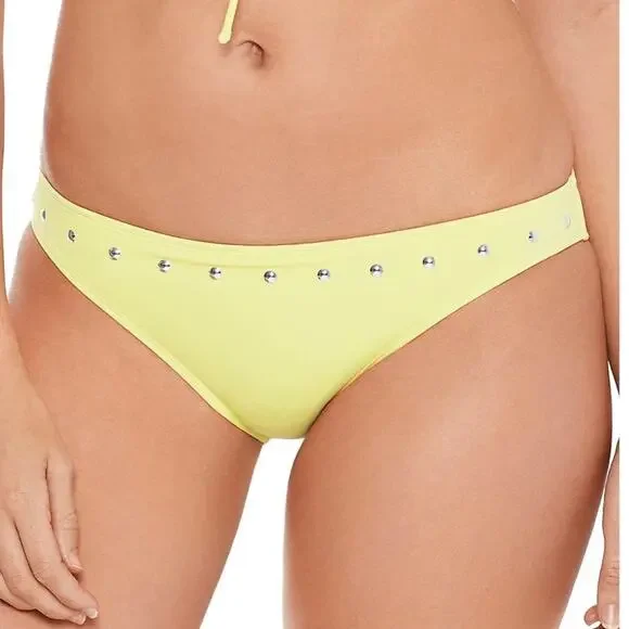 Salt + Cove LEMONADE Studded Bikini Swim Bottom