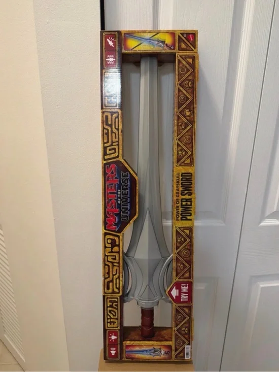 Mattel Masters of the Universe Gray and Brown Power Sword