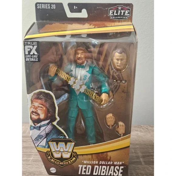 WWE Legends Series 20 Million Dollar Man Ted DiBiase Elite Mattel Action Figure