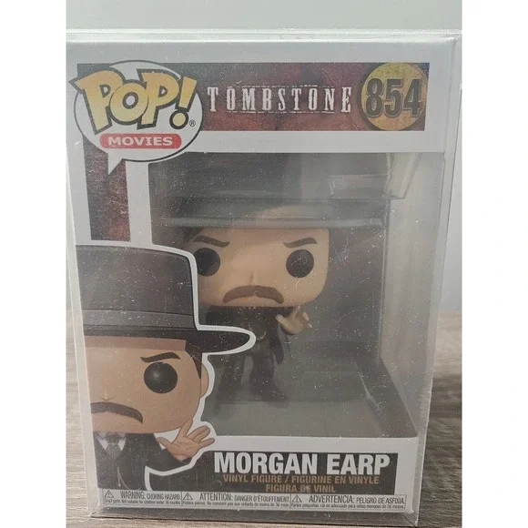 Funko Pop Movies Tombstone Morgan Earp 854 Vinyl Figure in Protector Case