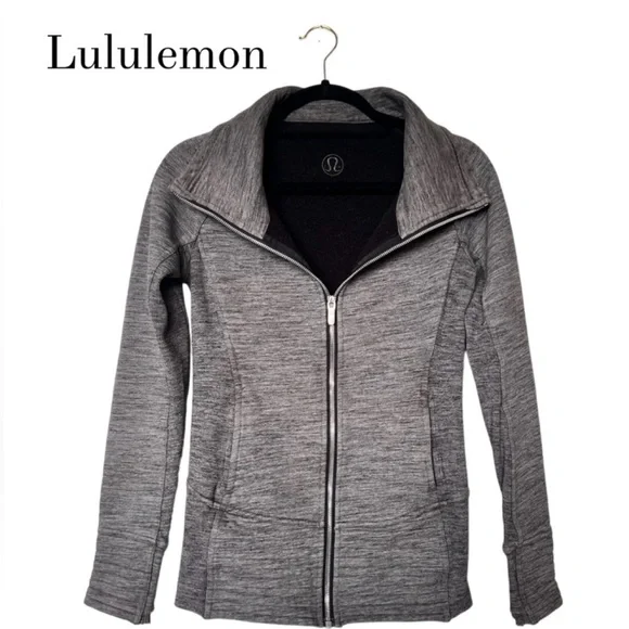Lululemon Radiant Jacket in Dark Gray Size 4