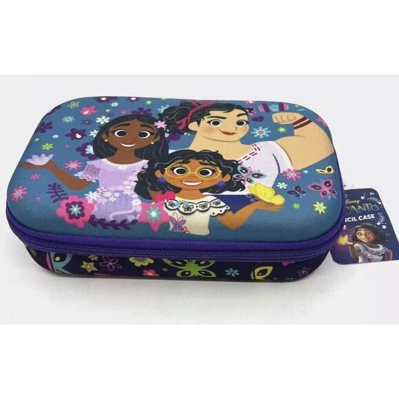 Disney Encanto Molded Pencil Case – 5x8 Pencil Box and Crayon Box for School NEW